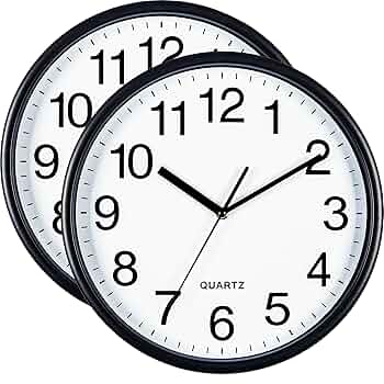 せんじん 様DOUBLE FACE WALL CLOCK BLACK Kensington Station Black Large Double-Sided Clock 98583384M